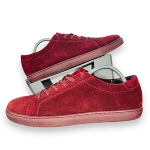 Kenneth Cole New York Kam Sneakers Wine Red Suede Men's 10M